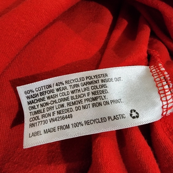 Cat and Jack red long sleeve Christmas shirt Size XL 14/16 - Picture 8 of 8